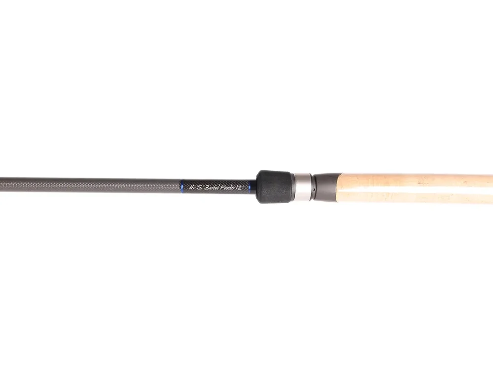 hi-s-barbel-feeder-logo-and-reel-seat